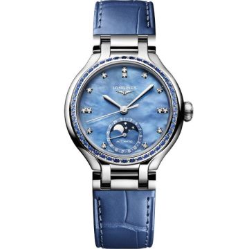 Armbanduhr Edelstahl Longines Prima Luna Prima Luna