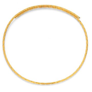 Collier Gelbgold 750 Yana Nesper Goldcollier mit Magnetverschluss