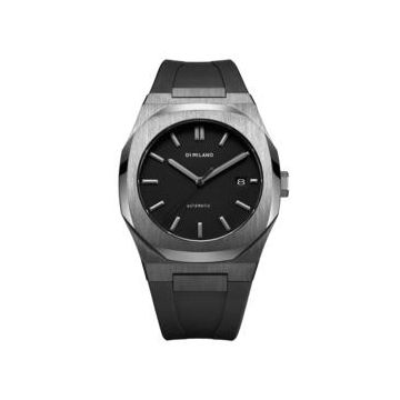 Herrenarmbanduhr Edelstahl D1 Milano Automatic D1 Milano Automatik IP Gun Case