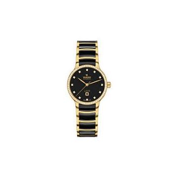 Armbanduhr Edelstahl/PVD besch. gelb Rado Centrix Centrix Automatic Diamonds
