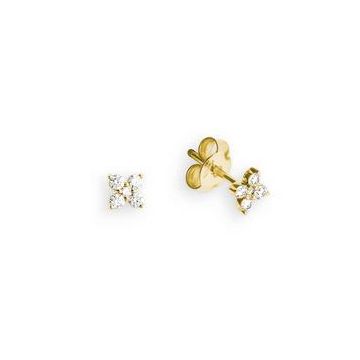 Ohrstecker Gelbgold 750 Atelier Kopf Diamantstecker