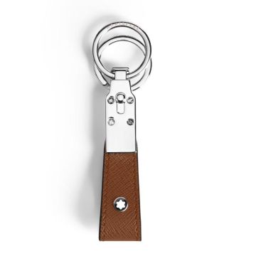 Schlüssenanhänger Leder echt Montblanc Schlüsselanhänger mit Schlaufe aus Sartorial Leder