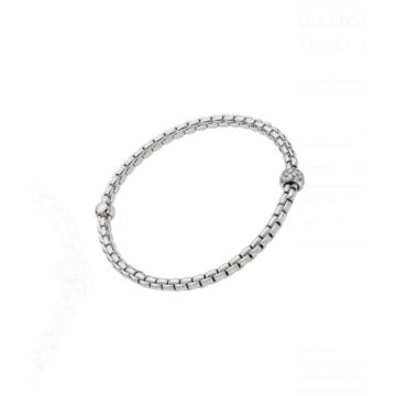 Armband Weissgold 750 Fope Flex It Pavéebesatz