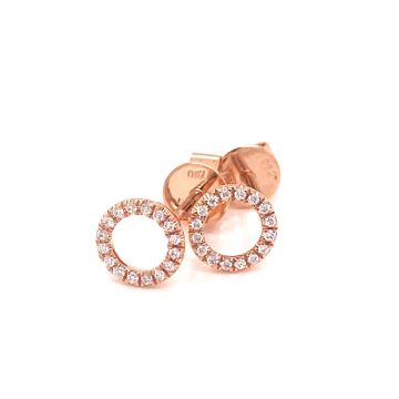 Ohrstecker Roségold 750 Piero Milano Gioielli Brillantohrstecker