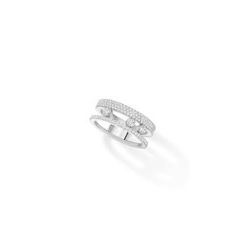 Ring Weissgold 750 Messika Move Romane Move Romane Pavée