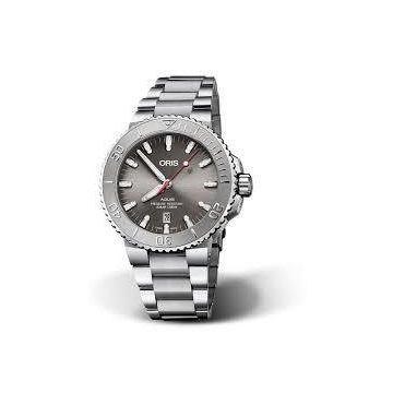 Herrenarmbanduhr Edelstahl Oris Aquis Date Oris Aquis Date Relief Herrenuhr