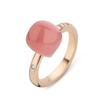 Ring Roségold 750 Bigli Mini Sweety Milchquarz