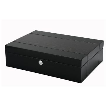 Uhrenkassette Holz Paul Design GmbH Gentleman 10 Black Apricot