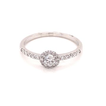 Ring Weissgold 750 Atelier Kopf Brillanten