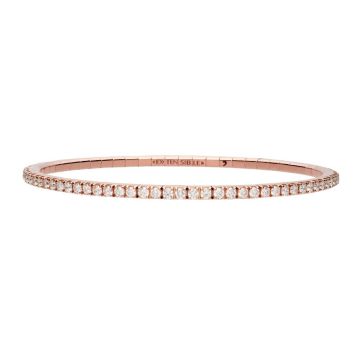 Armband Rotgold 750 Atelier Kopf Tennis Brillantarmreif Flexible