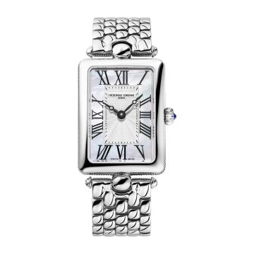Armbanduhr Edelstahl Frederique Constant Art Deco Art Deco Carree