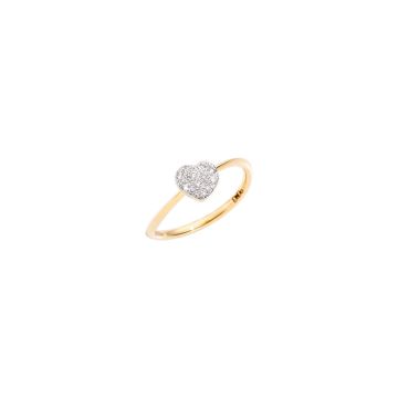 Ring Gelbgold 750 DoDo Mini Precious Heart Ring