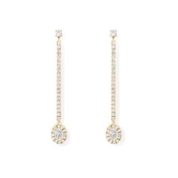 Ohrstecker Roségold 750 Messika Glam'Azone 18 Karat