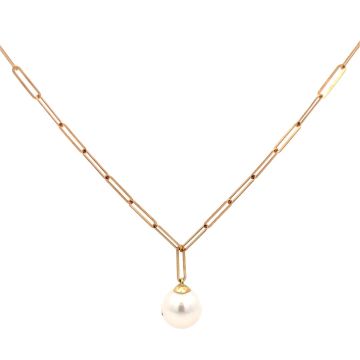 Collier Gelbgold 750 Atelier Kopf Akoya Perlencollier