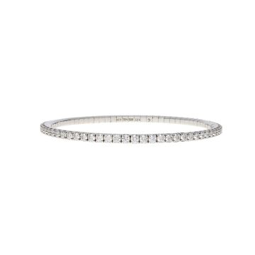 Armreifen Weissgold 750 Atelier Kopf Tennisarmband