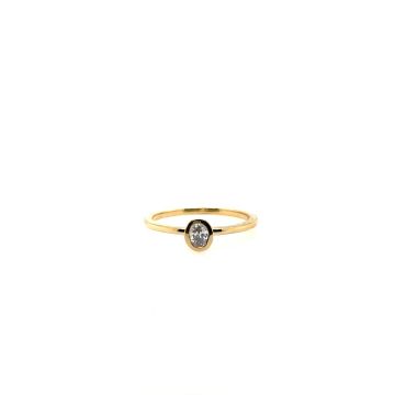 Ring Gelbgold 750 Atelier Kopf Diamantring