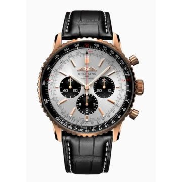 Herrenarmbanduhr Rotgold 750 Breitling Navitimer B01 Chronograph 46