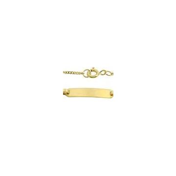Armband Gelbgold 585 Schneider Basic Schildarmband