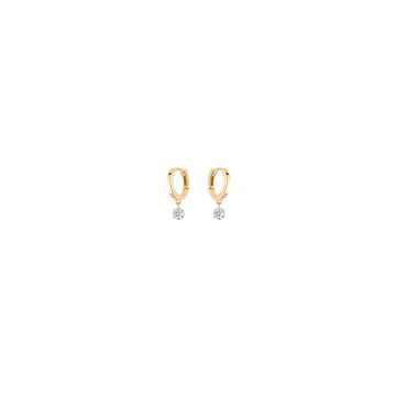 Creolen Gelbgold 750 LA Brune & LA Blonde 360° Hoops