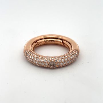 Ring Rotgold 750 Adolfo Courrier Alta Gamma Pop Choco Nuance