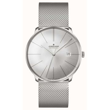 Herrenarmbanduhr Edelstahl Junghans Meister Automatik