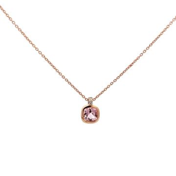Collier Rotgold 750 Noor Rosa Turmalin Collier