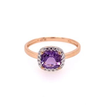 Ring Roségold 750 Atelier Kopf Amethyst