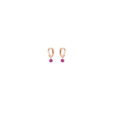 Creolen Rotgold 750 LA Brune & LA Blonde Confetti Hoops