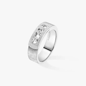 Ring Weissgold 750 Messika Move Noa Ciselé