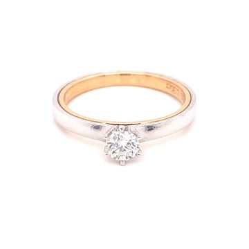 Ring Bicolor RW750 Noor Solitaire 6 Krappen