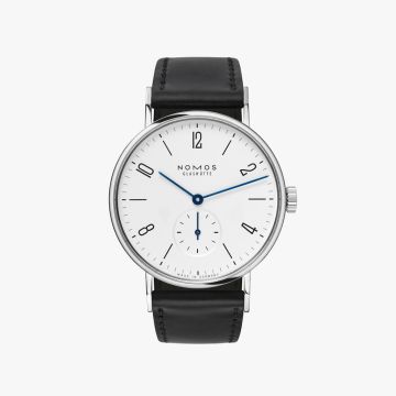 Herrenarmbanduhr Edelstahl Nomos Tangente Tangente Stahlboden