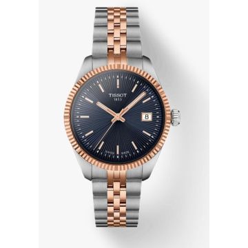 Damenarmbanduhr PVD beschichtet, rot, Stahl Tissot Ballade 34mm