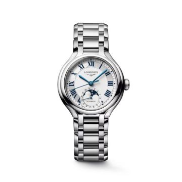 Armbanduhr Edelstahl Longines Prima Luna PRIMALUNA MOONPHASE