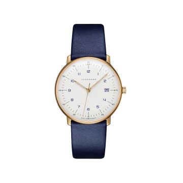 Herrenarmbanduhr Edelstahl/PVD besch. gelb Junghans Max Bill