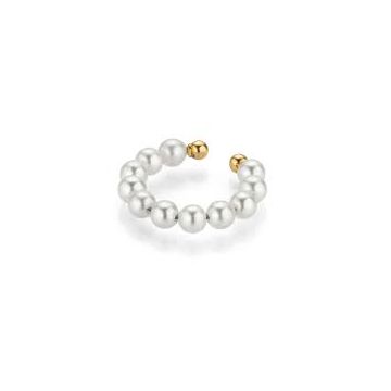 Clips m. Stift / o. Stift Gelbgold 750 Yana Nesper Earcuff mit Perlen