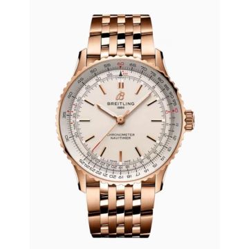 Herrenarmbanduhr Rotgold 750 Breitling Navitimer Navitimer Automatic 41
