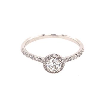 Ring Weissgold 750 Facet Barcelona Brillantring