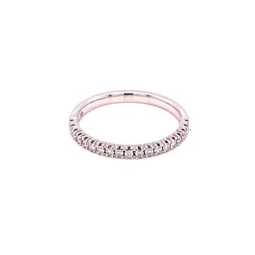 Ring Weissgold 750 Atelier Kopf Brillantring halb ausgefasst