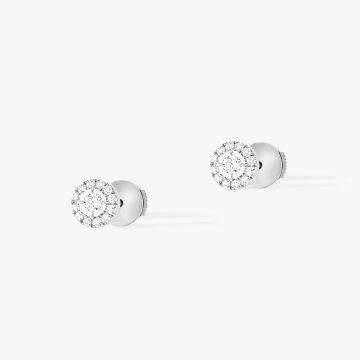 Ohrstecker Weissgold 750 Messika Joy Joy Gold Diamant Stecker