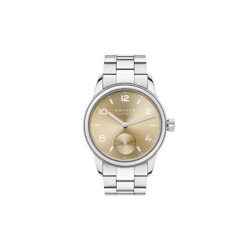 Armbanduhr Edelstahl Nomos Club Club Sport neomatik 34 gold