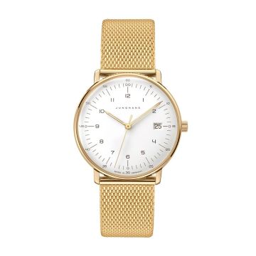 Armbanduhr Edelstahl/PVD besch. gelb Junghans Max Bill max bill Damen