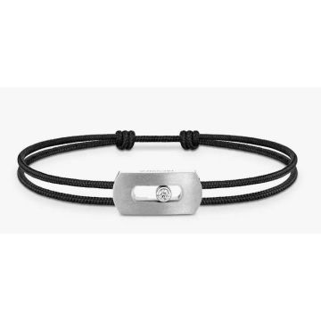 Armband Titan Messika Move Titanium Naturel Schnur Schwarz