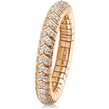 Ring Rotgold 750 Frank Trautz Diamantring