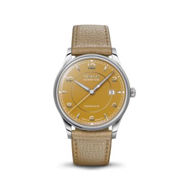 Herrenarmbanduhr Edelstahl Union Glashütte Noramis Noramis Datum