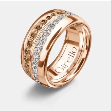 Ring Rotgold 750 Girello Girello Drehring