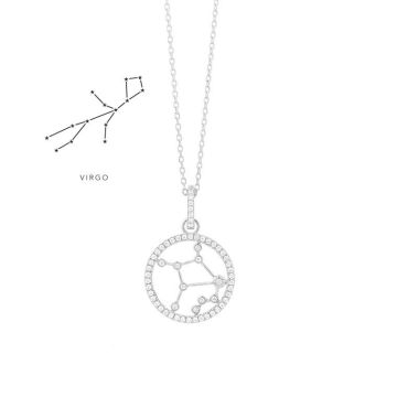 Collier Weissgold 585 Facet Barcelona Jungfrau
