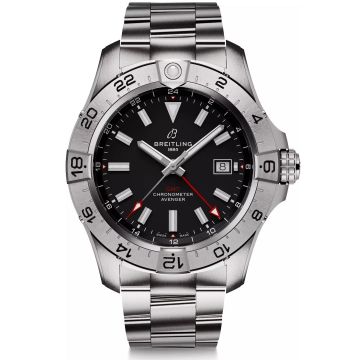 Armbanduhr Edelstahl Breitling Avenger Avenger Automatic GMT 44