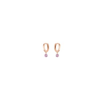 Creolen Rotgold 750 LA Brune & LA Blonde Confetti Hoops