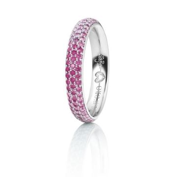 Ring Weissgold 750 Capolavoro Diamante in Amore Pave