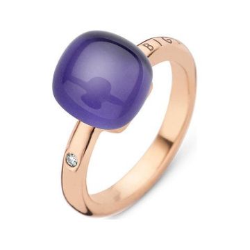Ring Roségold 750 Bigli Lapis/Amethyst/Perlmutt